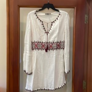 Sanctuary cotton with sewn print dress size 4